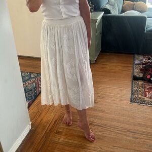 Chufy embroidered skirt